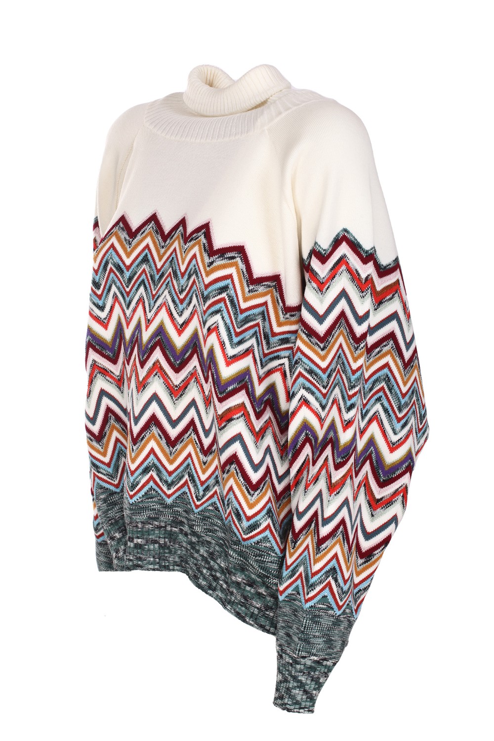 shop MISSONI Saldi Ciclista: Missoni maglia a collo alto in lana con iconico motivo Missoni a zig zag, multicolore.
Maniche lunghe.
Vestibilità regolare.
Fondo e maniche a costine.
Composizione: 88% lana 22% viscosa.
Fabbricato in Italia.. DS22WN0F BK017O-SM8GV number 6450036